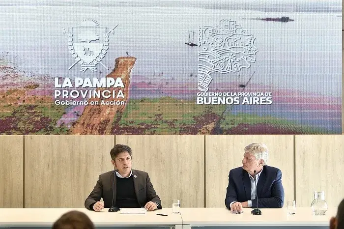 Kicillof con Ziliotto en Santa Rosa