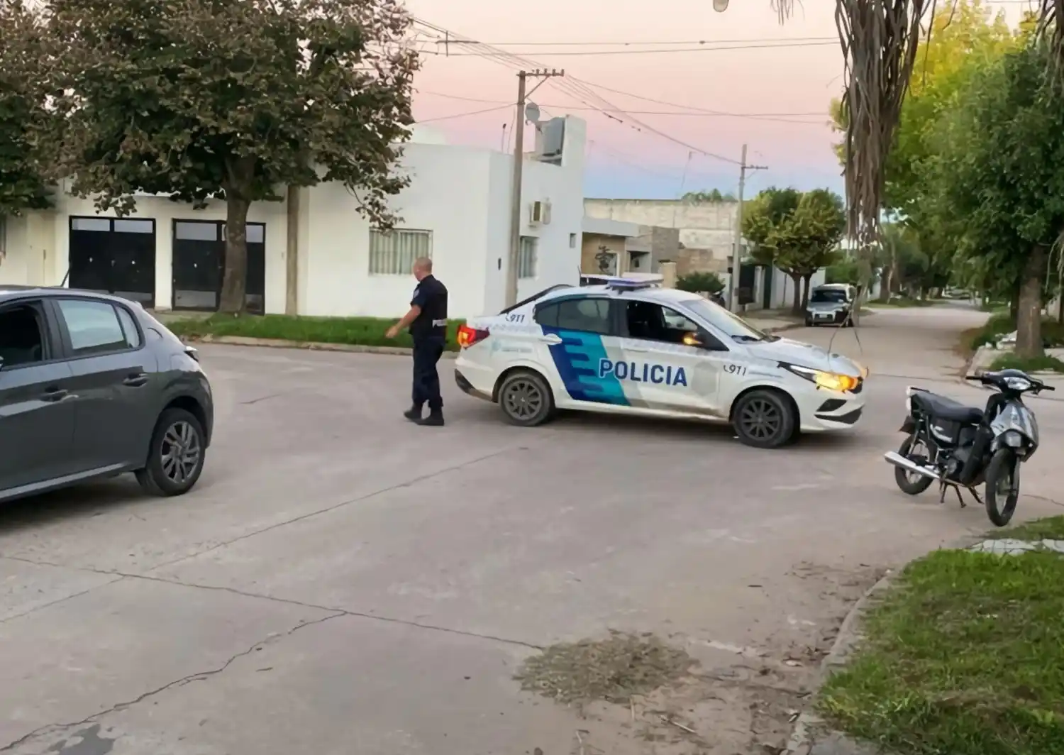 El siniestro vial ocurrió en Las Heras y Segundo Sombra.