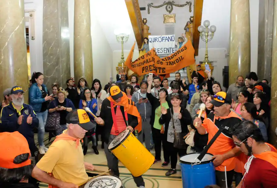 Los Municipales volvieron a movilizarse y se dictó la conciliación obligatoria