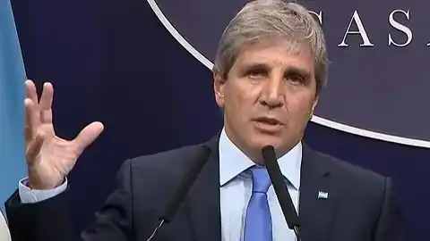 Luis Caputo, ministro de Economía.