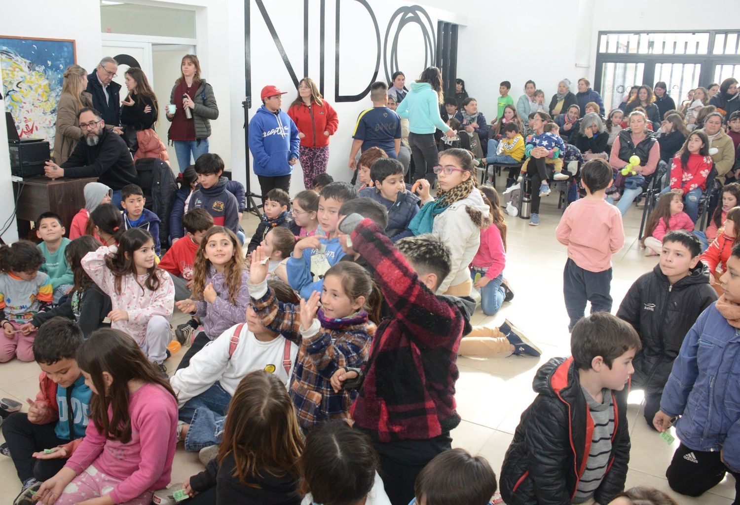 La Movediza tuvo su fiesta con Los Barrios Juegan y el festejo del Día de las Infancias