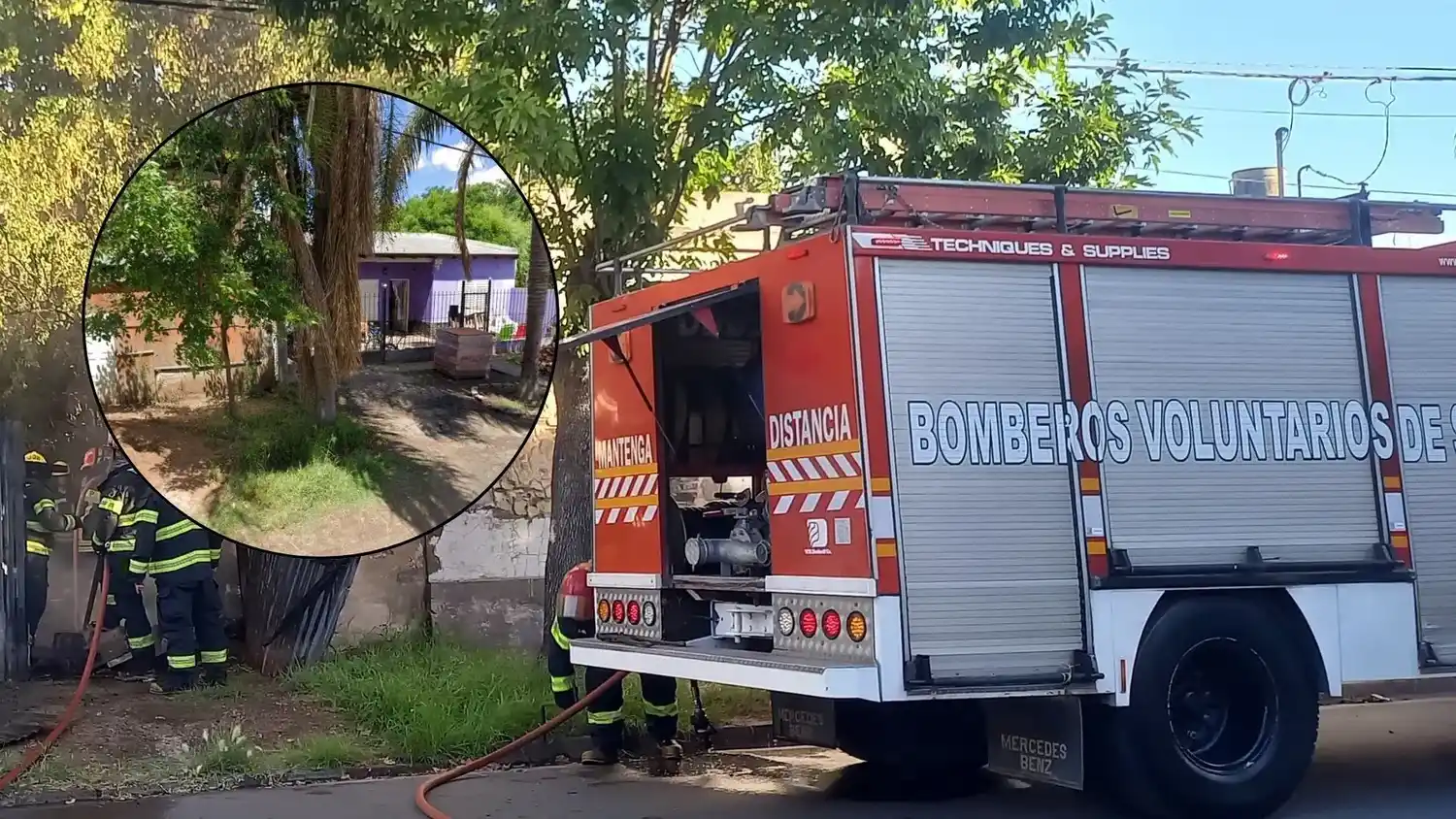 La actuación de los bomberos sucedió en Benefactoras Sampedrinas al 2800 (Foto: archivo)