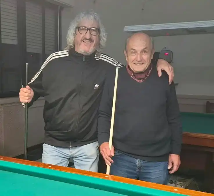 Hugo Morón y Raúl Gianini (socio vitalicio) siempre convocadpos por el casin-