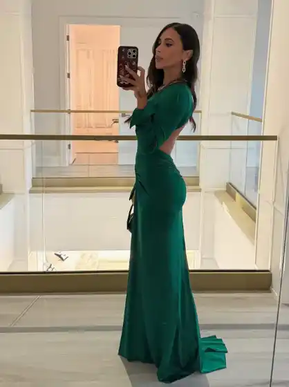 Este es el vestido que usó Antonela Roccuzzo que usó en la fiesta de David Beckham