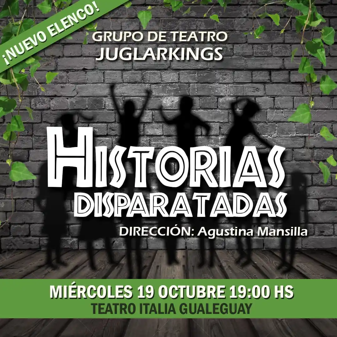 Historias Disparatadas se presentará en el Teatro Italia