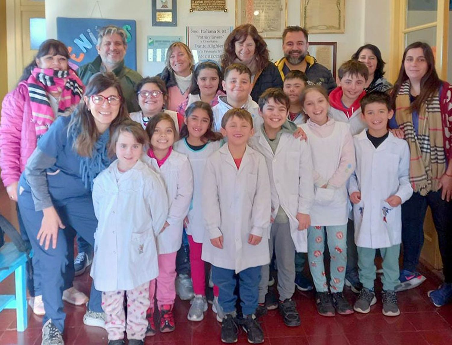 Siguen los controles de salud en escuelas rurales del distrito