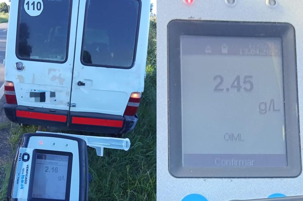 Catorce conductores sancionados por alcoholemia positiva en operativos del fin de semana