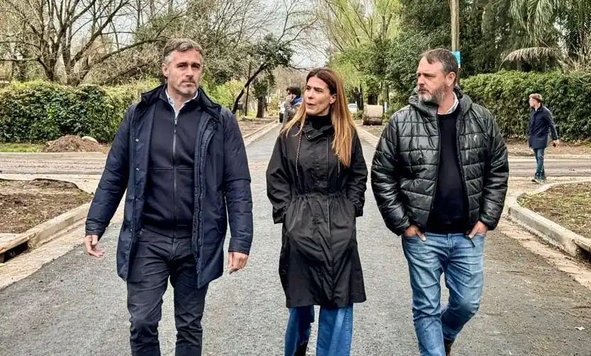 Peralta y Achával recorrieron obras clave en el barrio William Morris