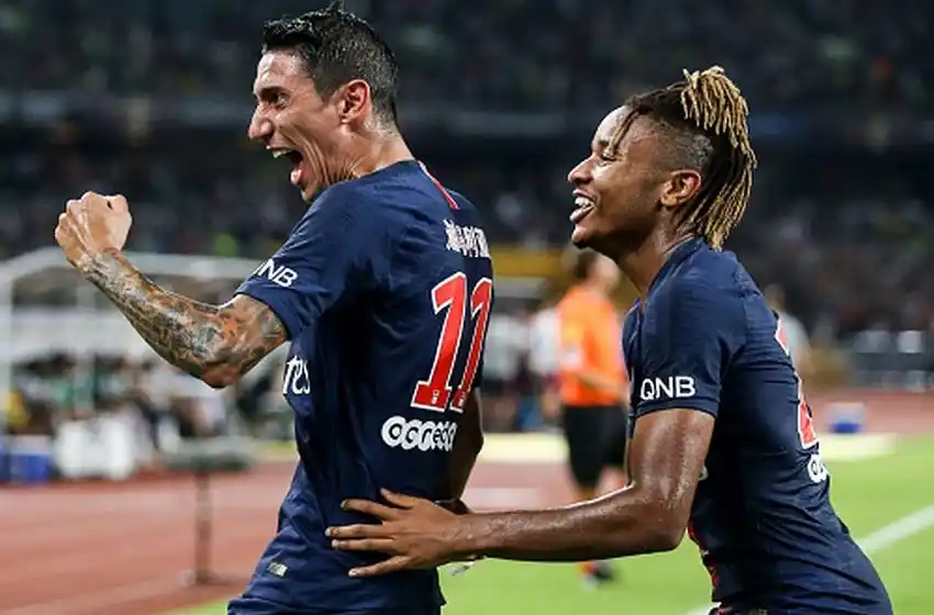 Con dos goles de Di María, el PSG ganó la Supercopa de Francia