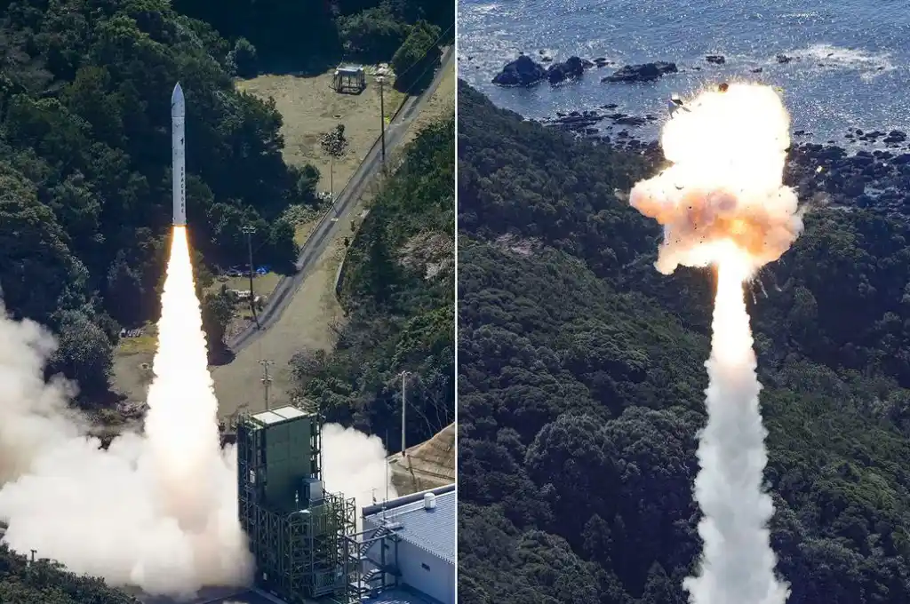 Lanzamiento fallido en Kushimoto, Japón.