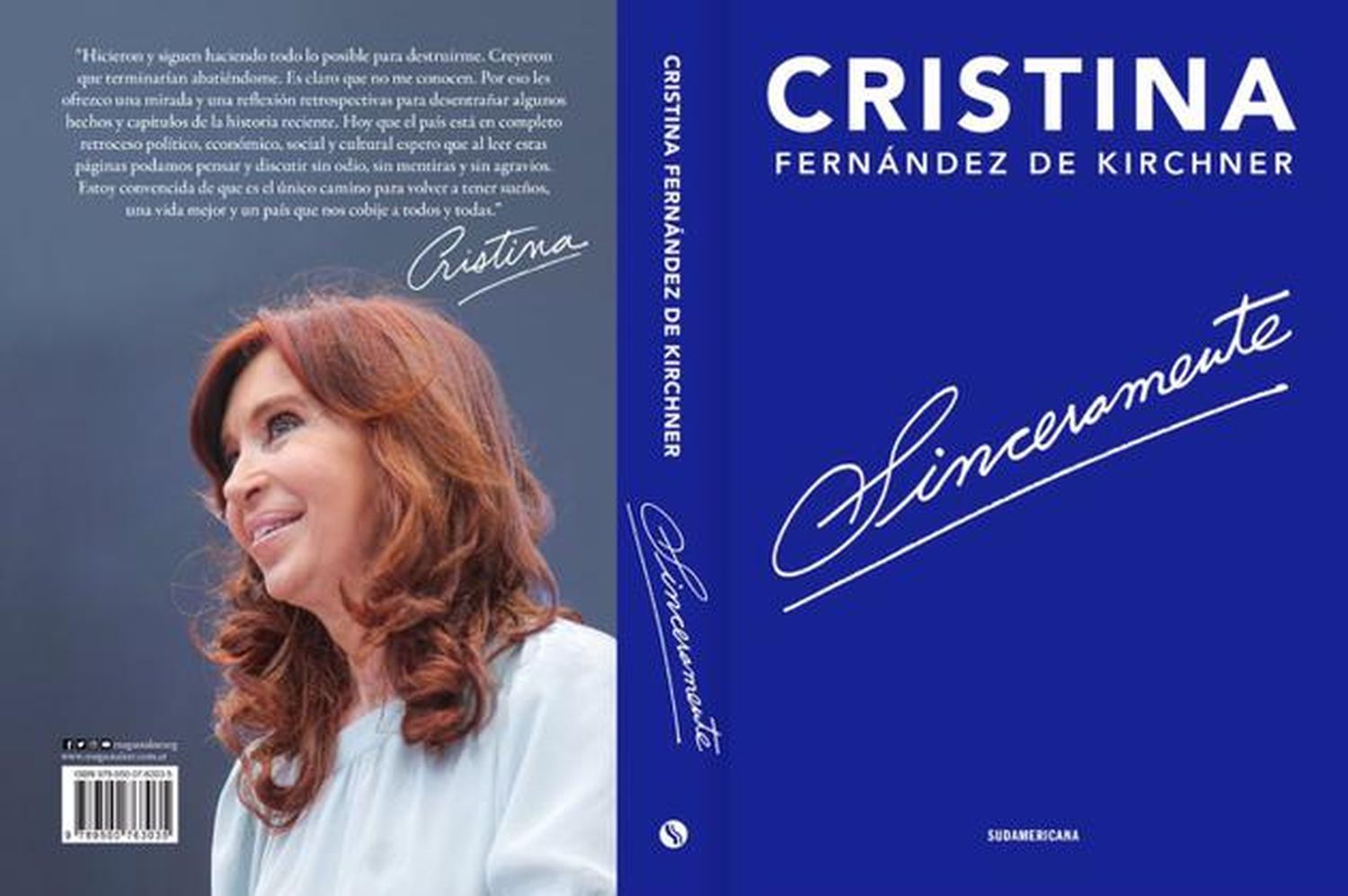 Cristina presentó un libro y aseguró: "Macri es el caos"
