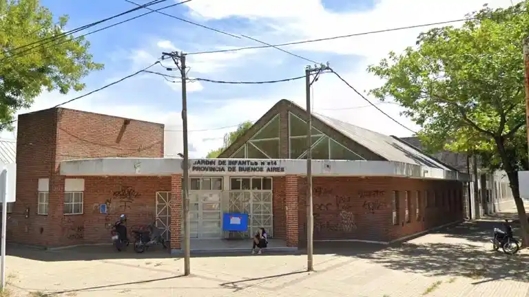 El jardín donde ocurrieron los hechos.