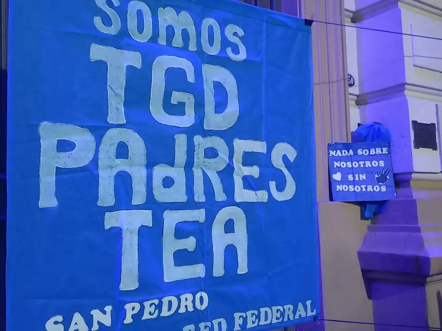 El grupo de padres TEA agradece a quienes se sumaron a la "marea azul"