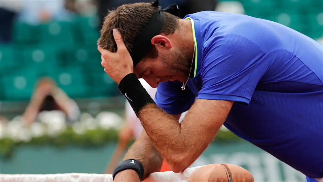 Del Potro perdió con Murray y quedó eliminado en Roland Garros