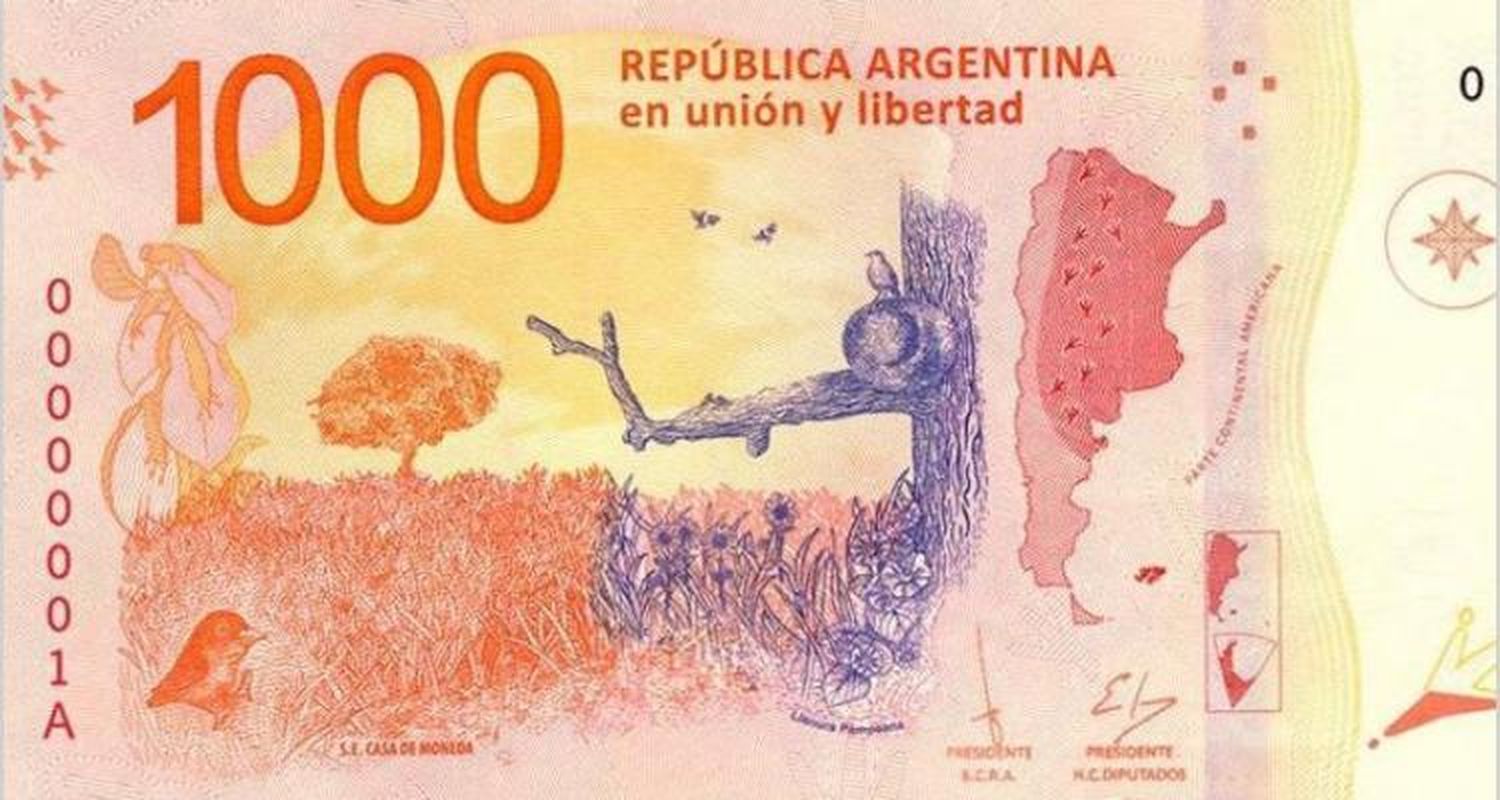 Alerta para no confundir billetes de 1000 pesos