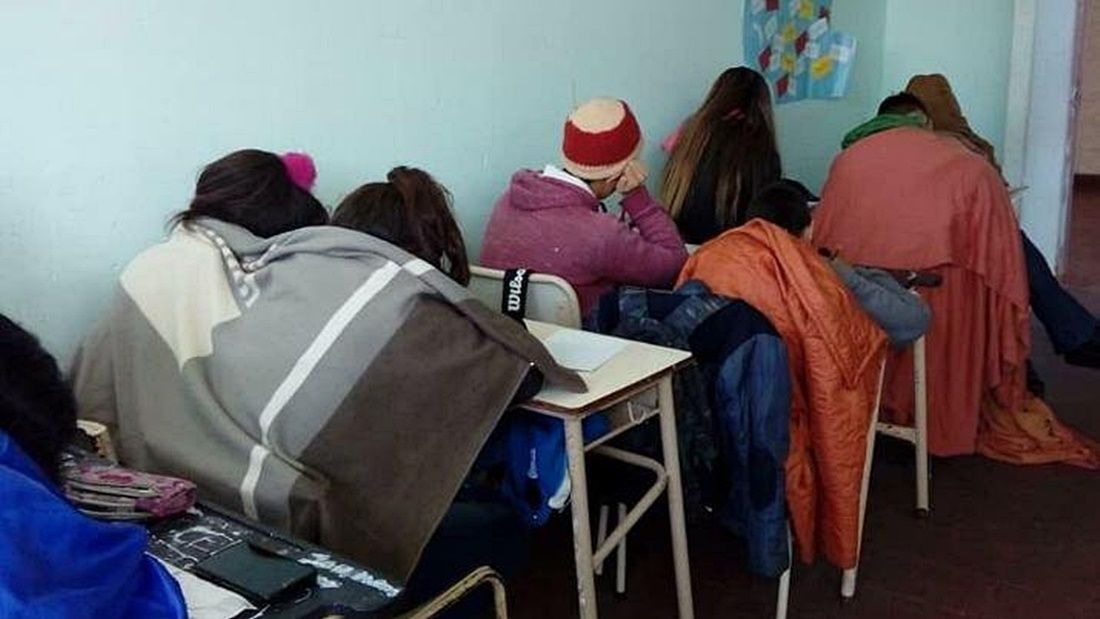 Denuncian que hay más de 500 escuelas sin calefacción en la Provincia