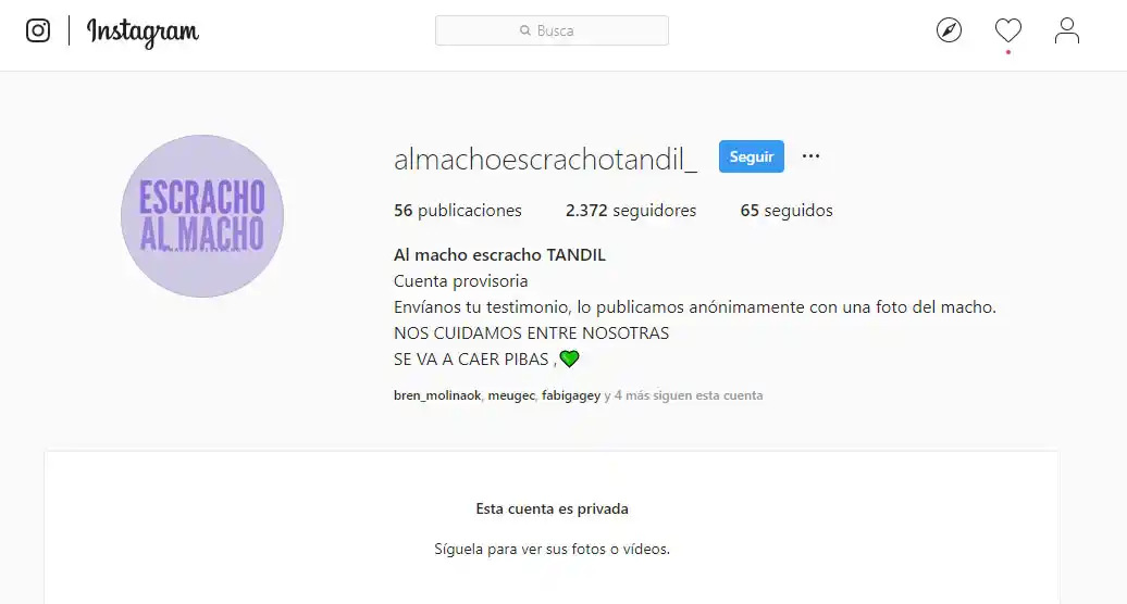 Al macho escracho Tandil, las tandilenses cuentan los abusos sufridos