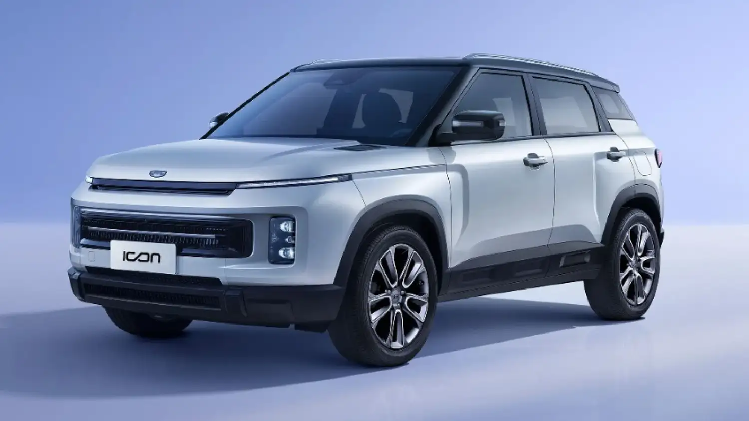 El Icon, un SUV del segmento B que tiene un diseño geométrico futurista.