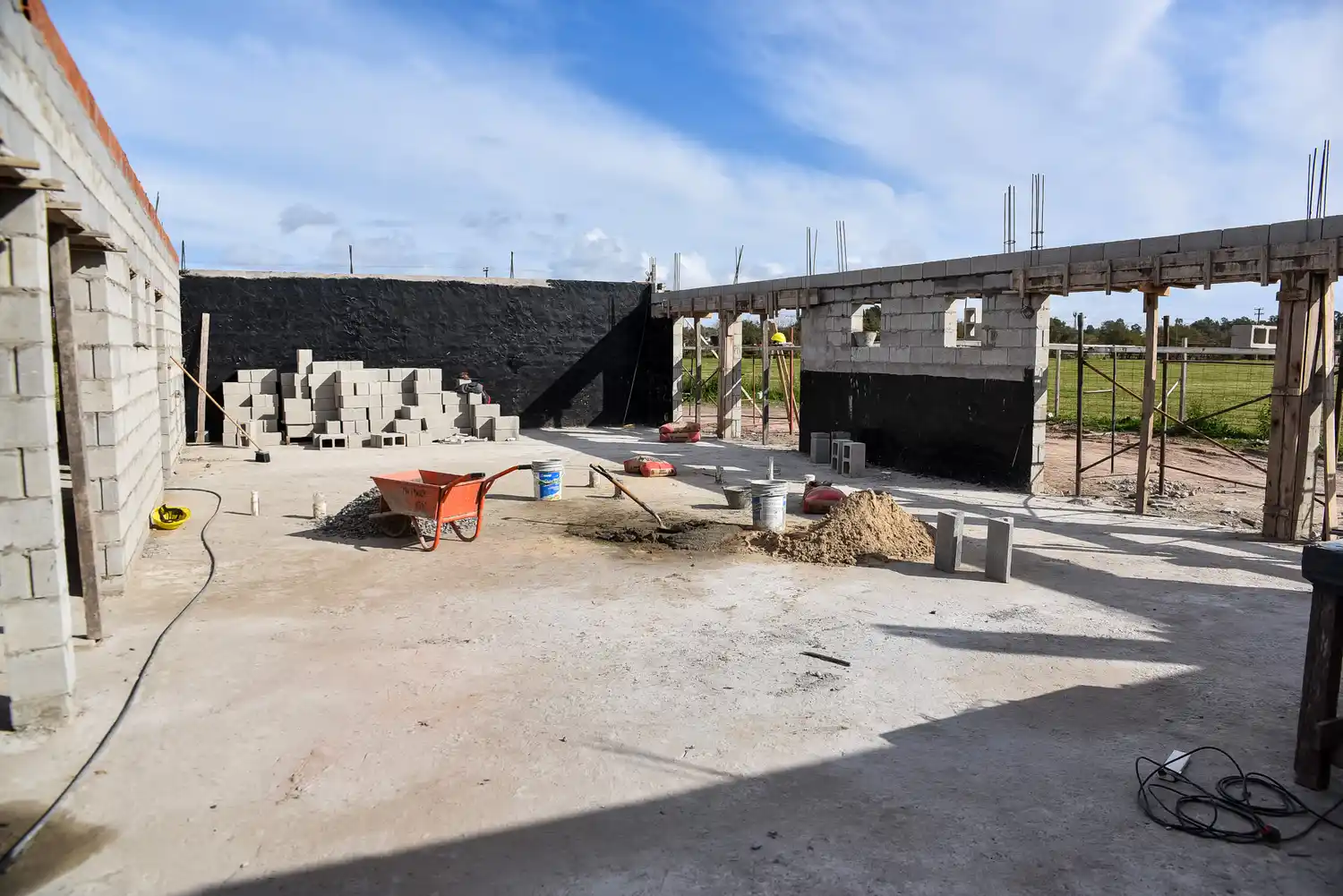 Continúa la construcción de un espacio de primera infancia para 50 niños del barrio 30 de Mayo