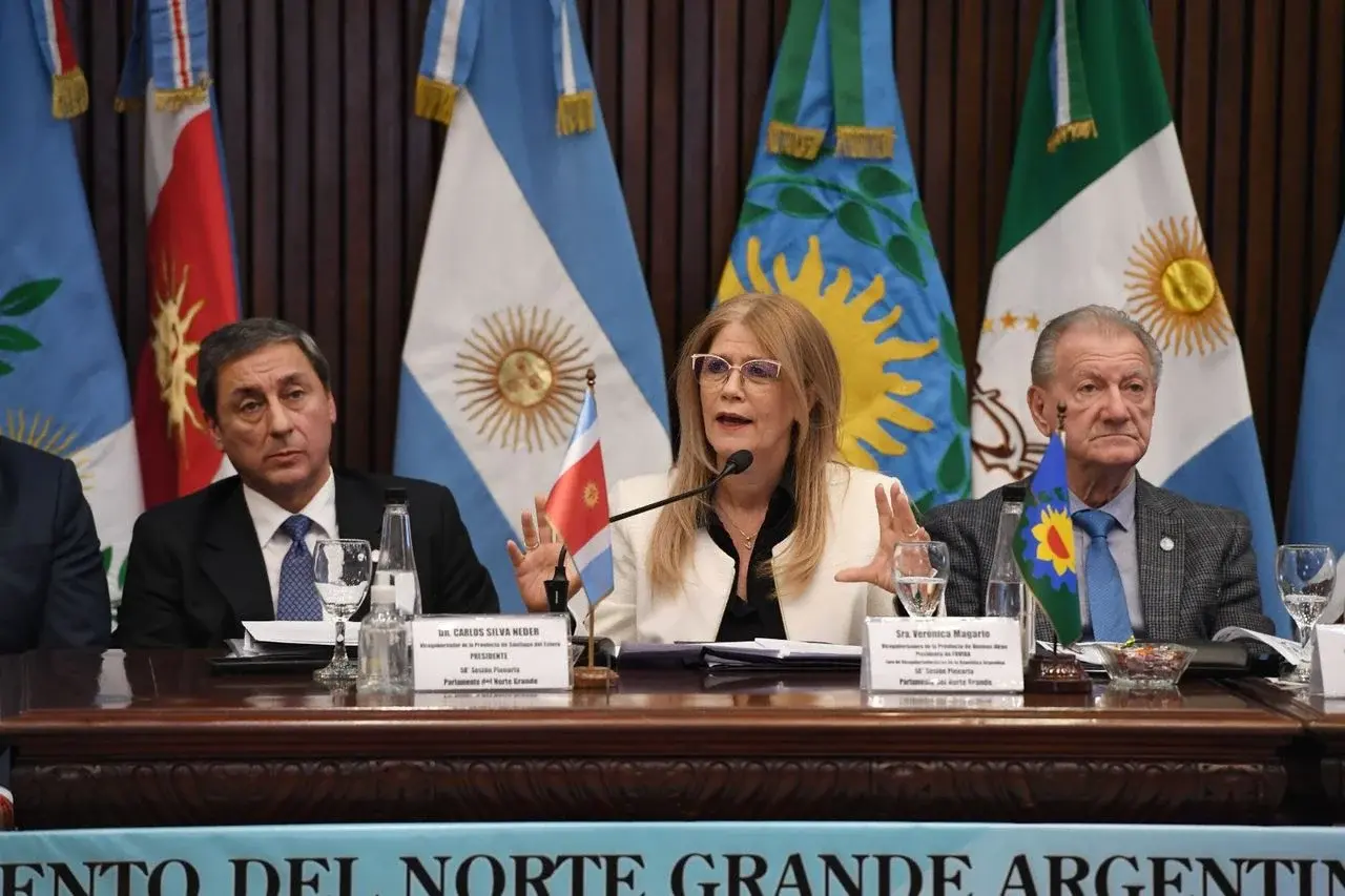 Verónica Magario participó en el Parlamento del Norte Grande