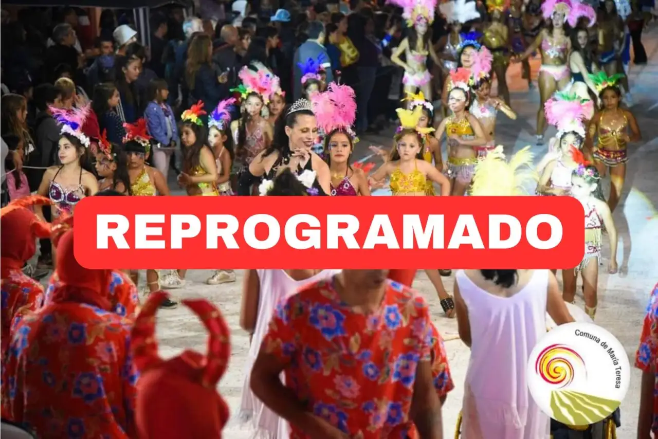 Cambio de fecha para el carnaval en María Teresa