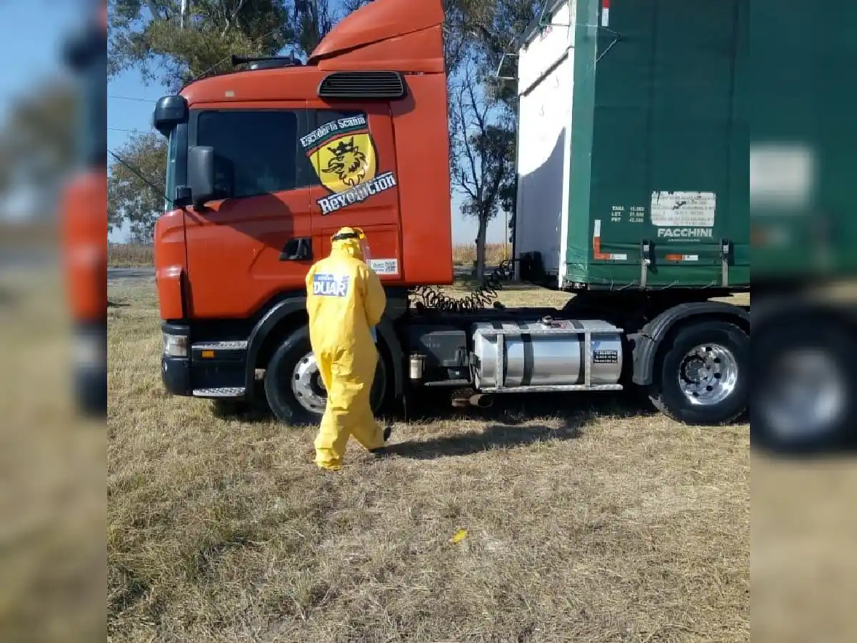 Un camionero brasileño dio positivo a test de coronavirus y lo trasladaron a la ciudad