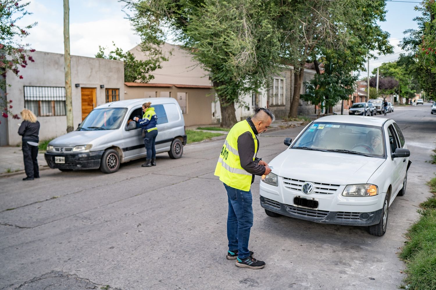 Inspectores de Tránsito en acción
