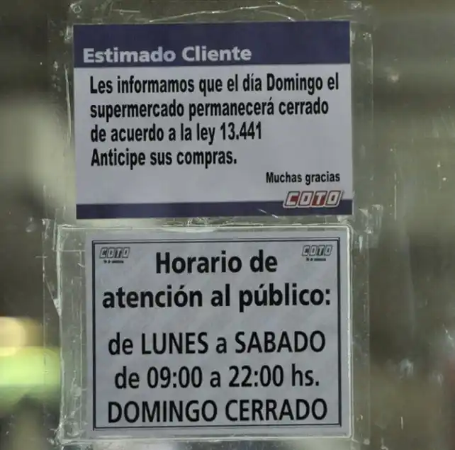 “El descanso dominical provocó menos ventas y sueldos más bajos”