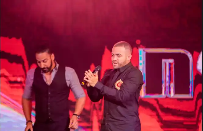 Nacho estuvo con sus compañeros de programa. Foto cortesía Mariú medios