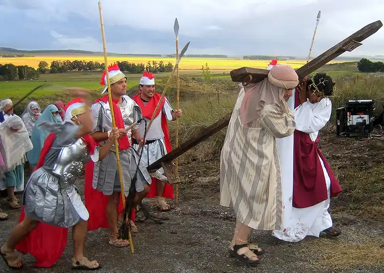 Subida al Calvario en la sierra