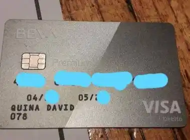Encontraron tarjeta a nombre de Quina, David