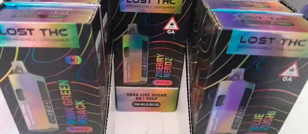 "Lost THC": algunos de los vaporizadores incautados en la redada