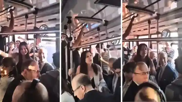 VIDEO. "Perdieron, acostúmbrense": la respuesta de Pettovello luego de ser escrachada en un micro de Aeroparque