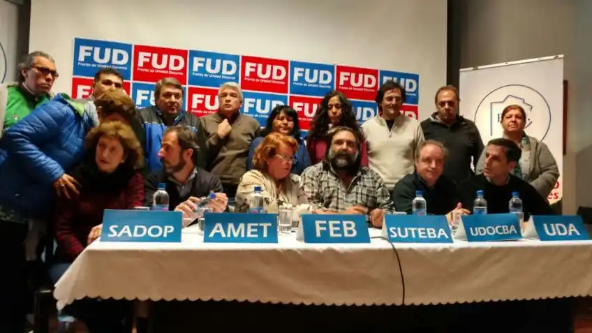 Los gremios docentes confirmaron que van a un paro de 48 horas