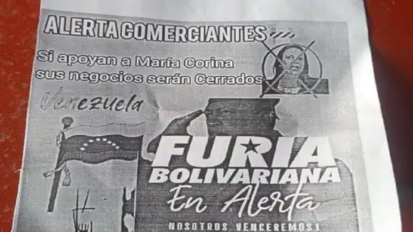 FURIA BOLIVARIANA AMENAZA a comerciantes de Portuguesa ante concentración de María Corina y Edmundo