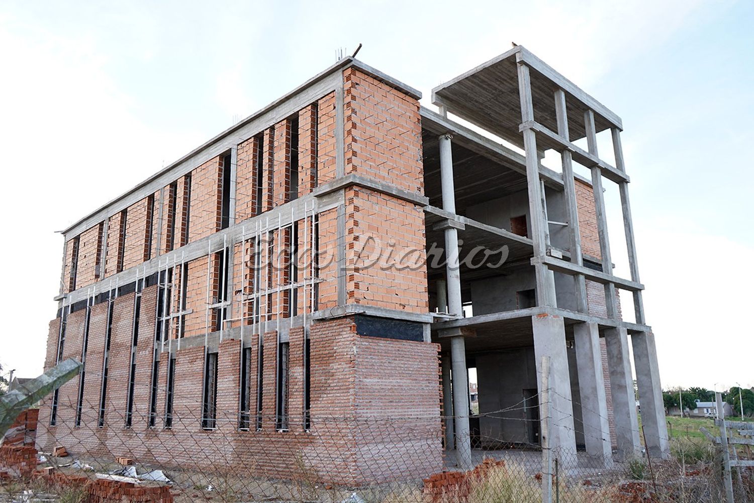 Parada. La obra de la Casa de la Provincia se estaba construyendo en 58, cerca de la Terminal