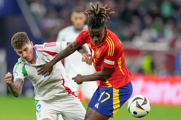 Nico Williams fue una de las figuras de España.