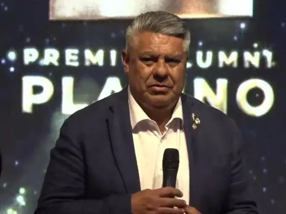 Tapia habló en la entrega de los Premios Alumni.Foto:DA