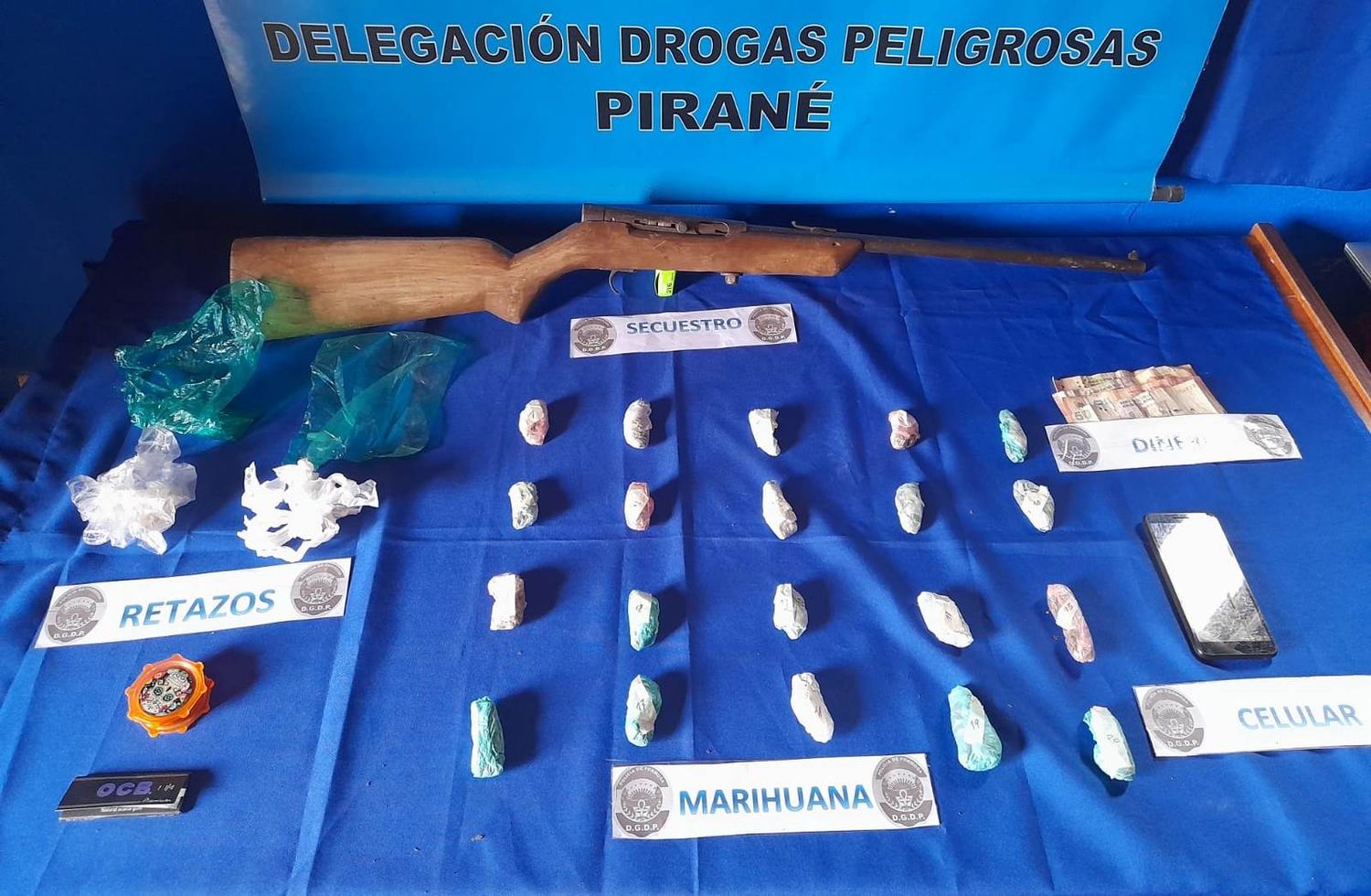 Detuvieron a un dealer con marihuana y anularon un centro de distribución de estupefacientes