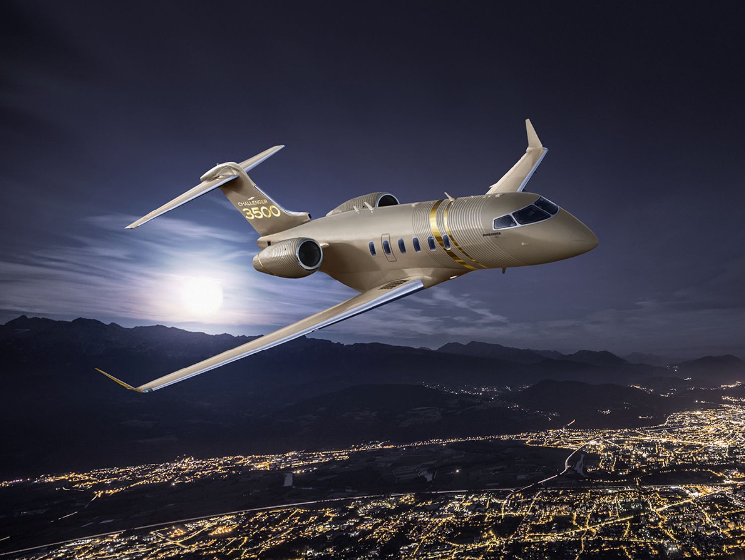 Bombardier unveiled the Challenger 3500: a renewed and sustainable 350