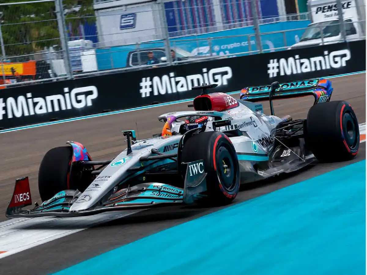 George Russell fue el más rápido en Miami