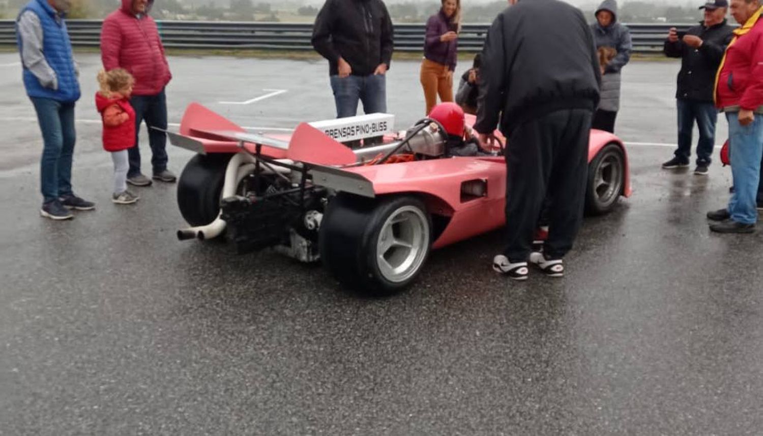 Oscar “Cacho” Fangio sufrió un accidente probando en Balcarce