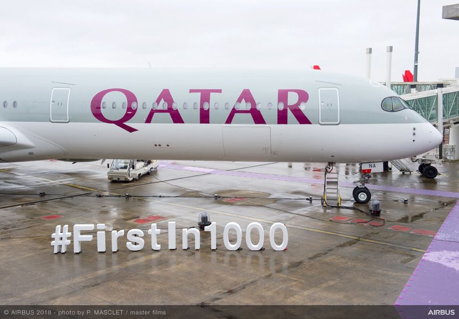 Qatar Airways recibió el primer Airbus A350-1000