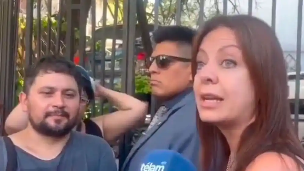 La ministra de Capital Humano bajó en medio de una protesta y aclaró: «Voy a recibir a los que tienen hambre no a los referentes»
