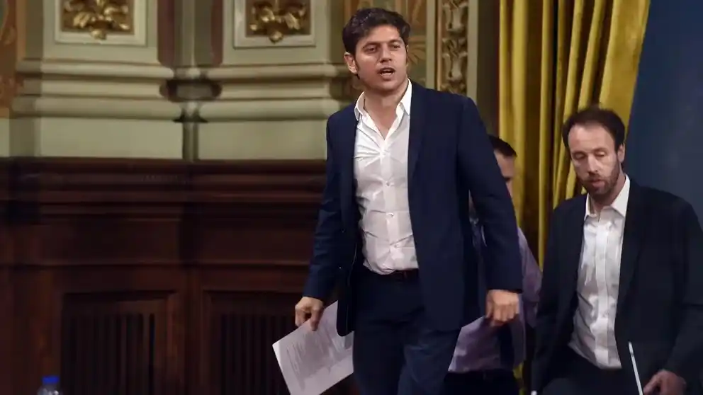Axel Kicillof y Pablo López.