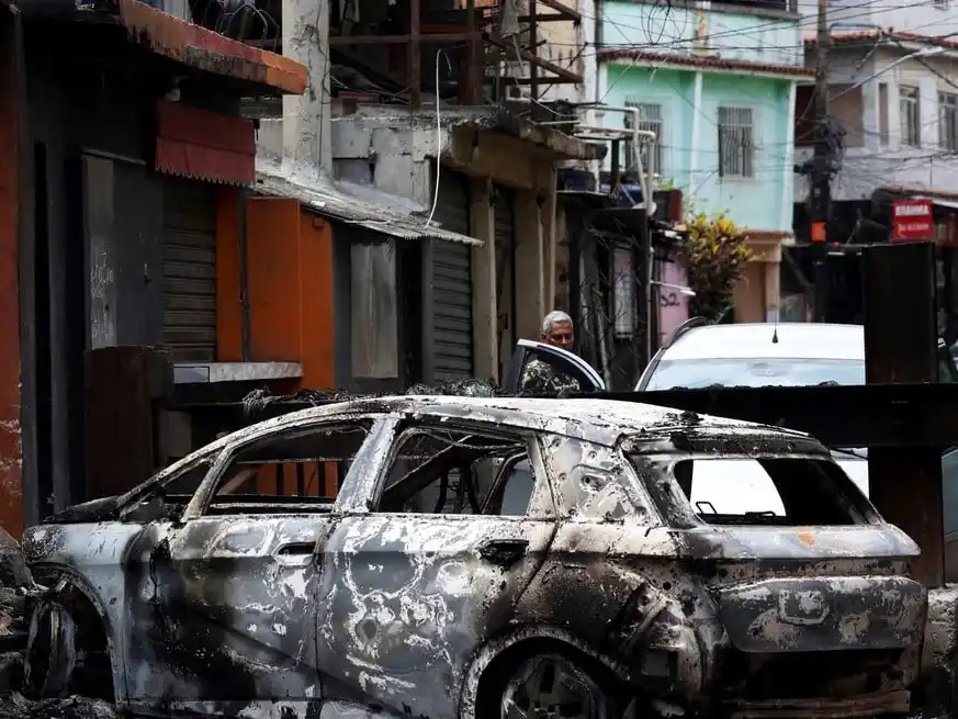 Helicópteros y blindados participaron en el operativo más letal en la historia de Río.