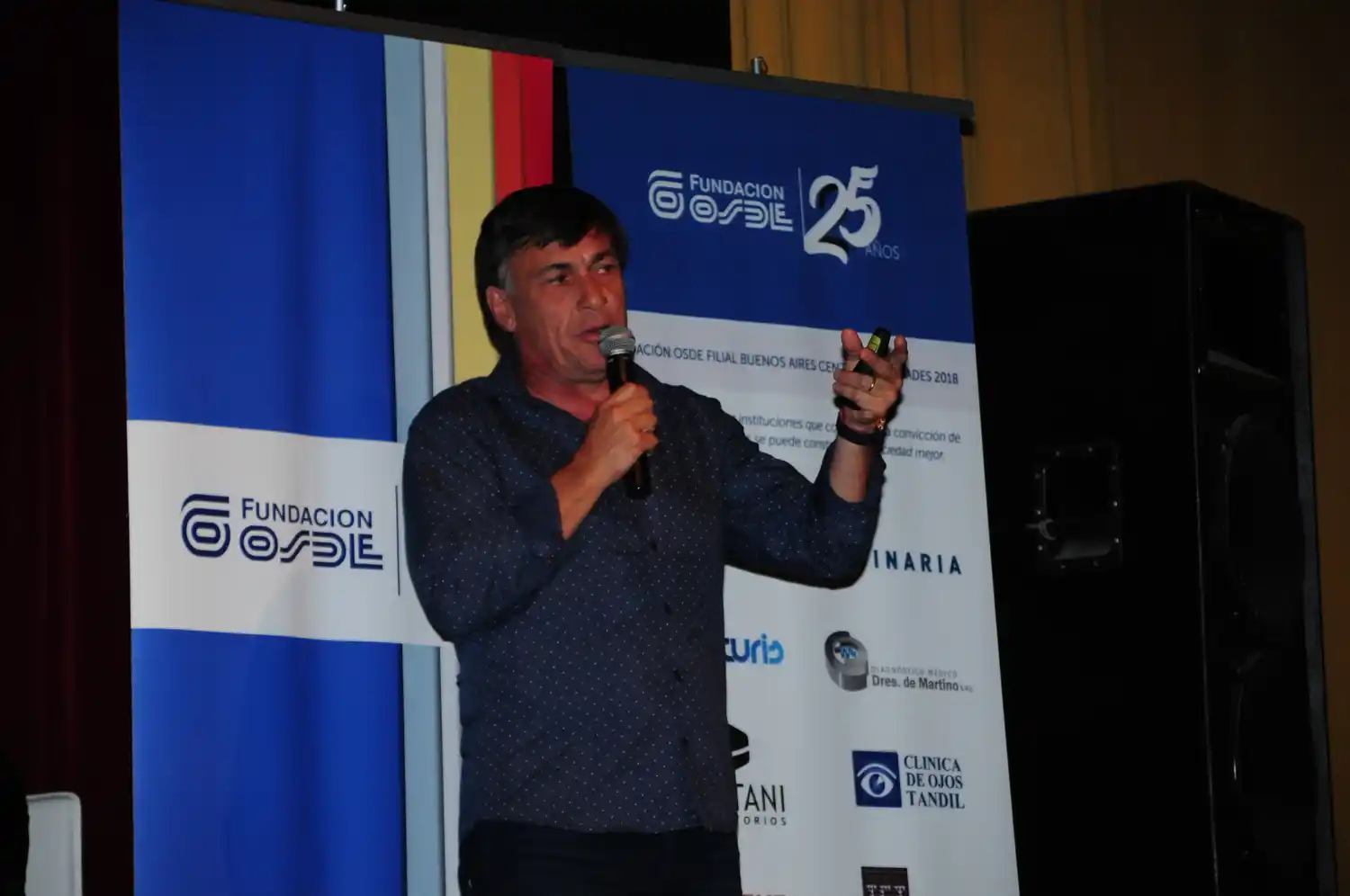 A sala llena, Hourcade resaltó el potencial del esfuerzo y la perseverancia 