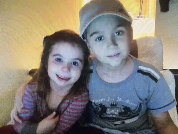 Valentina y Federico, años atrás.