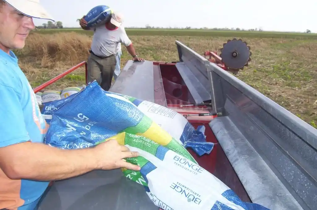 El consumo de fertilizantes se incrementó un 21% en todo el país