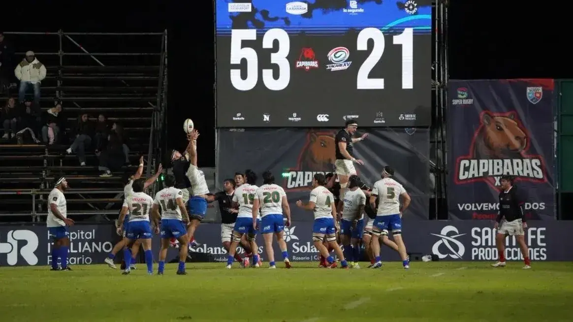 Capibaras XV vs Yacaré. Super Rugby Américas.